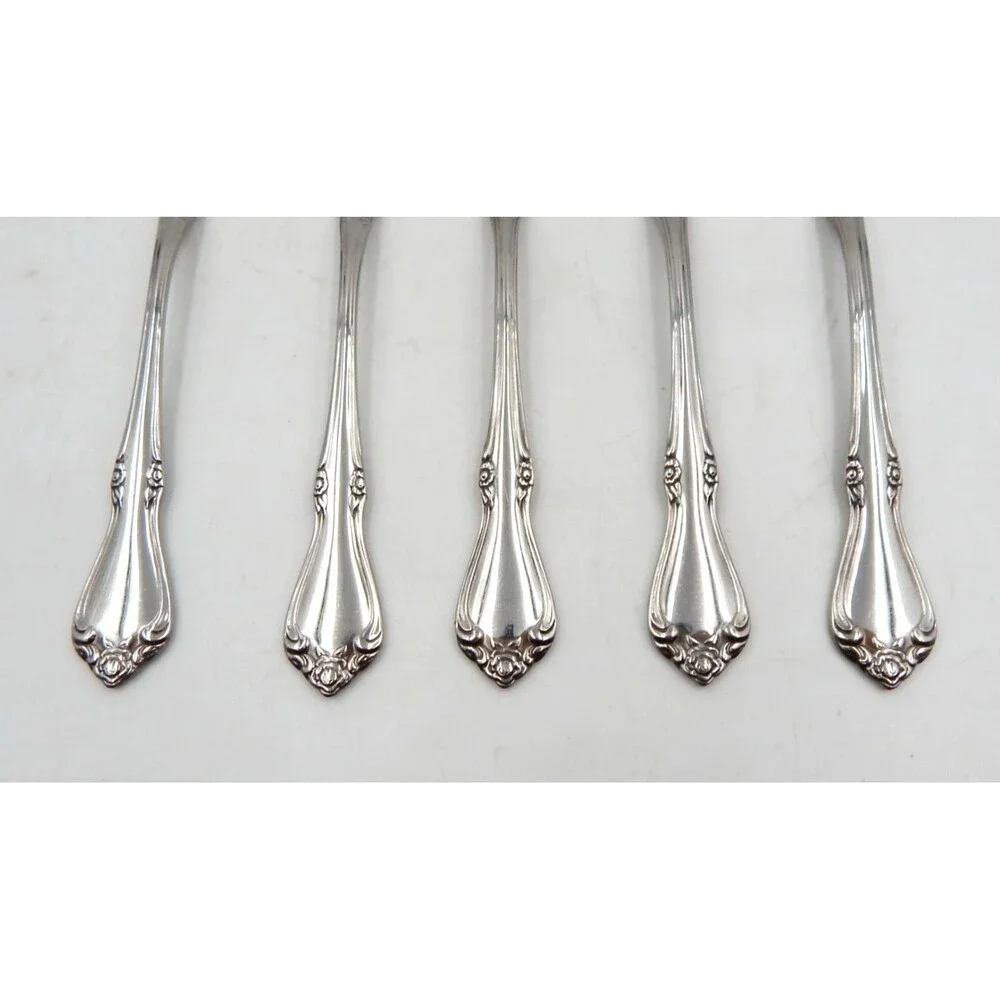 Oneida SSS Celebrity Salad Dessert Forks Stainless Flatware S/6 Replacement